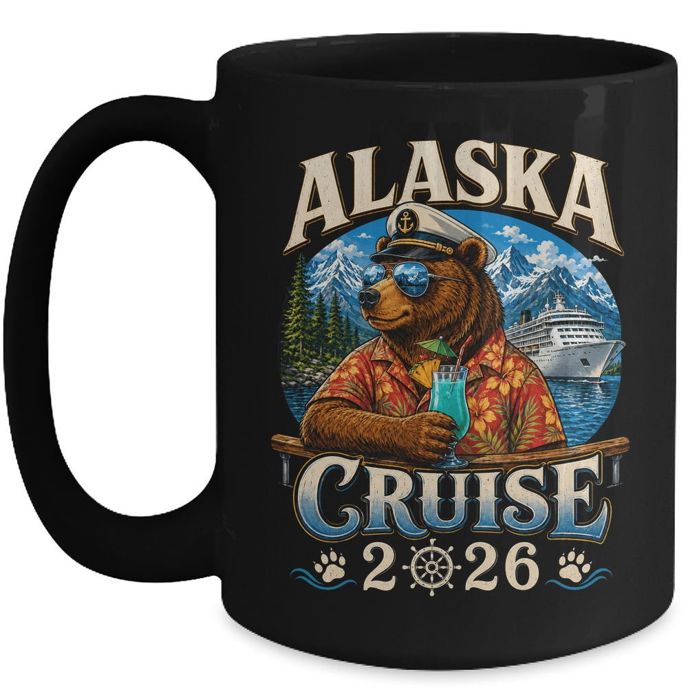 Bear Alaska Cruise 2026 Matching Family Summer Vacation Trip Mug | siriusteestore