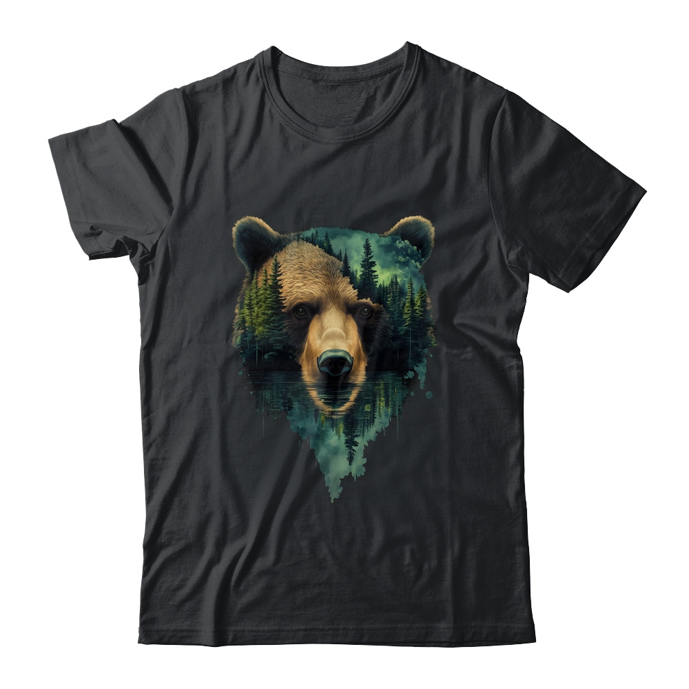 Bear Artwork Portrait Wildlife Forest Nature Lover Art Shirt & Hoodie | siriusteestore