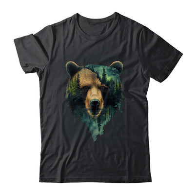 Bear Artwork Portrait Wildlife Forest Nature Lover Art Shirt & Hoodie | siriusteestore