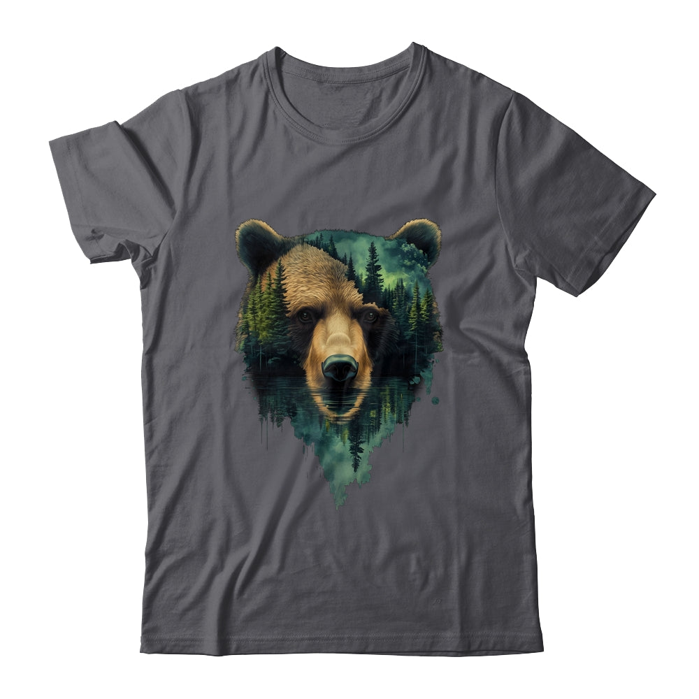 Bear Artwork Portrait Wildlife Forest Nature Lover Art Shirt & Hoodie | siriusteestore