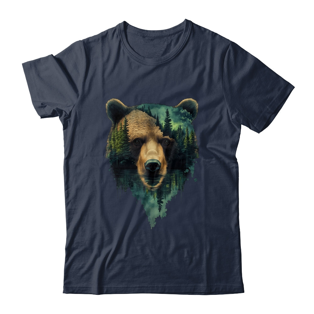 Bear Artwork Portrait Wildlife Forest Nature Lover Art Shirt & Hoodie | siriusteestore