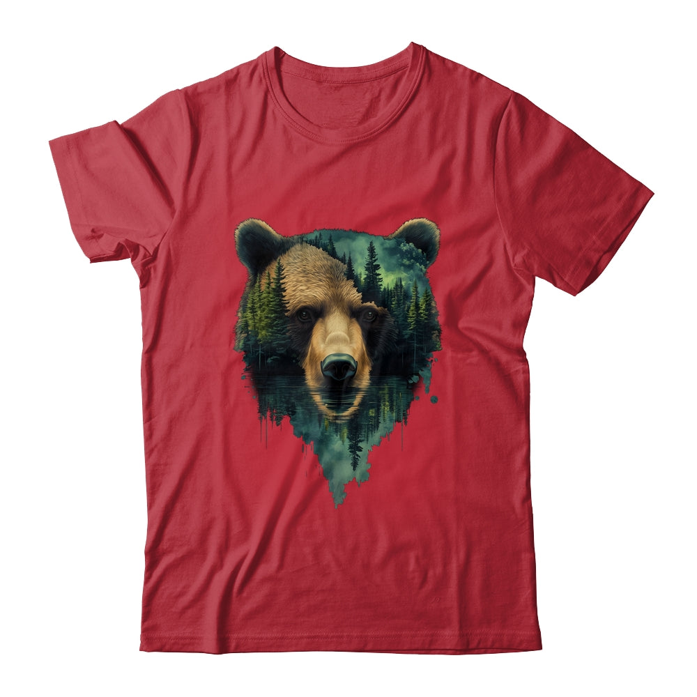 Bear Artwork Portrait Wildlife Forest Nature Lover Art Shirt & Hoodie | siriusteestore