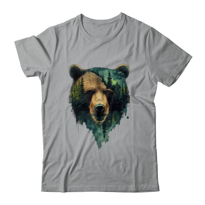 Bear Artwork Portrait Wildlife Forest Nature Lover Art Shirt & Hoodie | siriusteestore
