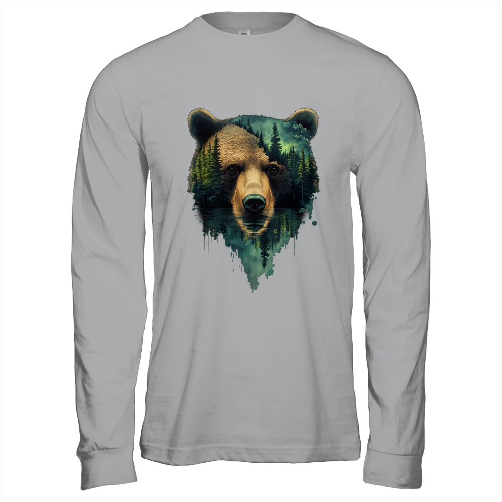 Bear Artwork Portrait Wildlife Forest Nature Lover Art Shirt & Hoodie | siriusteestore