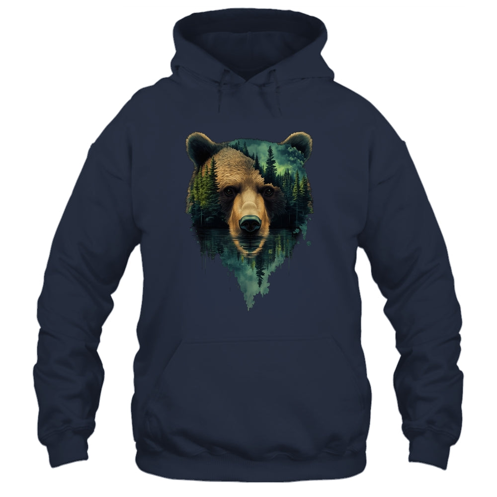 Bear Artwork Portrait Wildlife Forest Nature Lover Art Shirt & Hoodie | siriusteestore