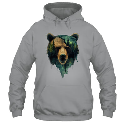 Bear Artwork Portrait Wildlife Forest Nature Lover Art Shirt & Hoodie | siriusteestore