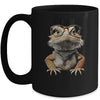 Bearded Dragon Animal Nerdy Glasses Bearded Dragon Design Mug | siriusteestore