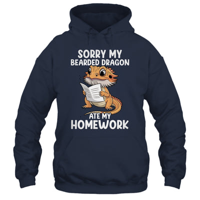 Bearded Dragon Ate Homework Funny Bearded Boys Girls Kids Shirt & Tank Top | siriusteestore