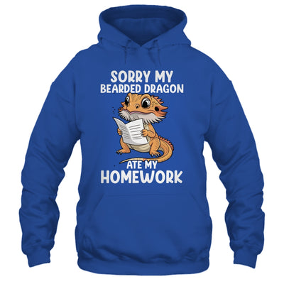 Bearded Dragon Ate Homework Funny Bearded Boys Girls Kids Shirt & Tank Top | siriusteestore