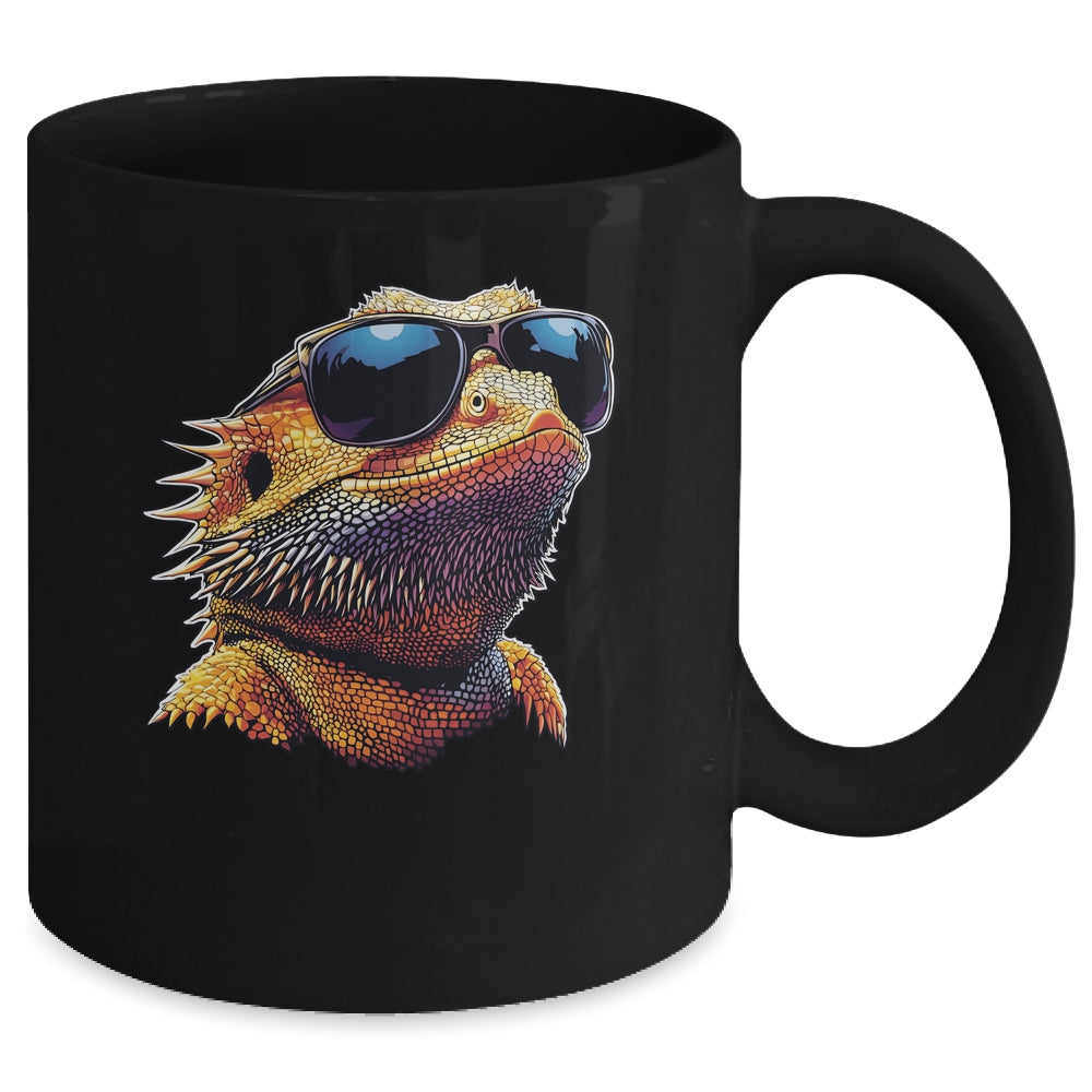 Bearded Dragon Lover Bearded Dragon Sunglasses Art Men Women Mug | siriusteestore