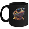 Bearded Dragon Lover Bearded Dragon Sunglasses Art Men Women Mug | siriusteestore