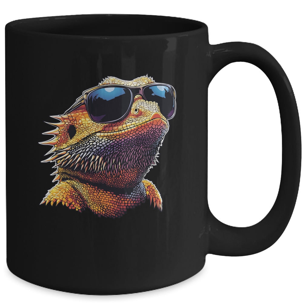 Bearded Dragon Lover Bearded Dragon Sunglasses Art Men Women Mug | siriusteestore