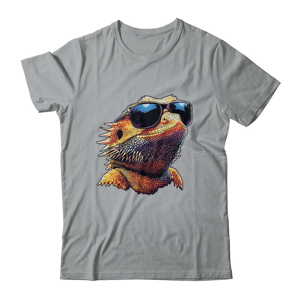Bearded Dragon Lover Bearded Dragon Sunglasses Art Men Women Shirt & Tank Top | siriusteestore