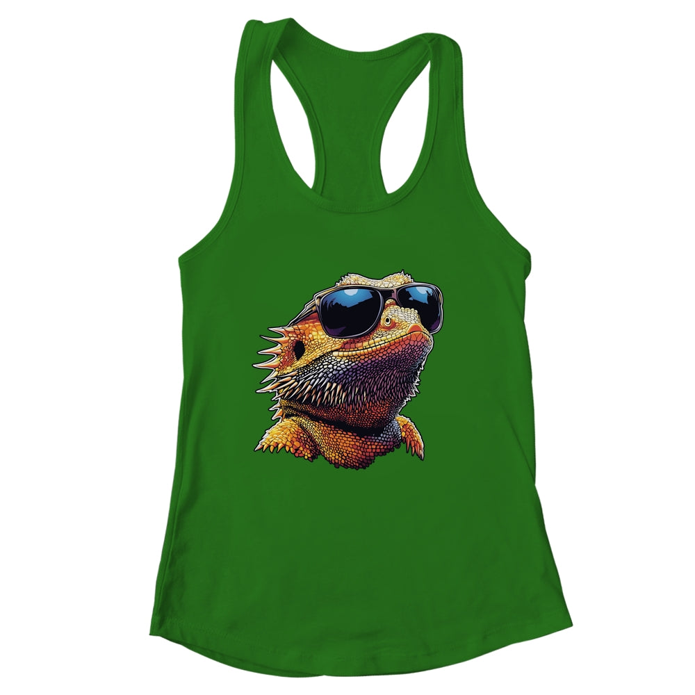 Bearded Dragon Lover Bearded Dragon Sunglasses Art Men Women Shirt & Tank Top | siriusteestore