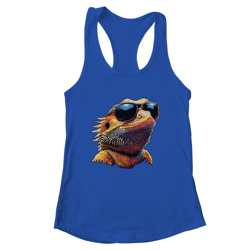 Bearded Dragon Lover Bearded Dragon Sunglasses Art Men Women Shirt & Tank Top | siriusteestore