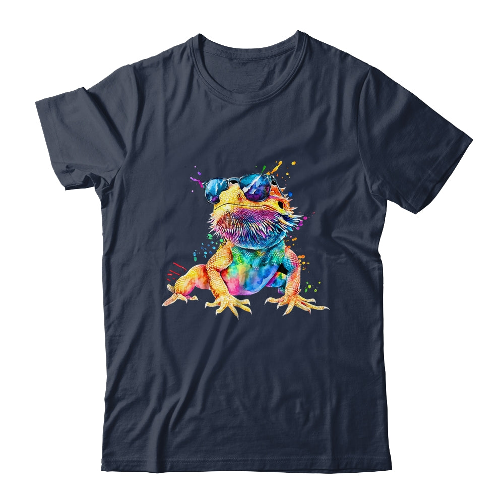 Bearded Dragon Men Women Boys Girls Colorful Watercolor Shirt & Tank Top | siriusteestore