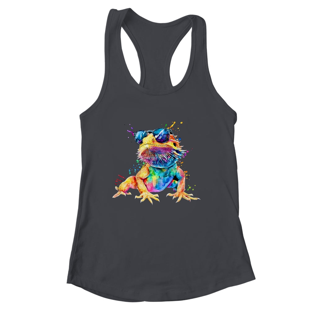 Bearded Dragon Men Women Boys Girls Colorful Watercolor Shirt & Tank Top | siriusteestore