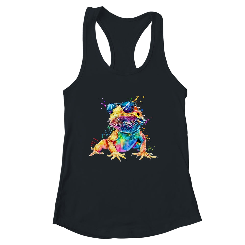 Bearded Dragon Men Women Boys Girls Colorful Watercolor Shirt & Tank Top | siriusteestore