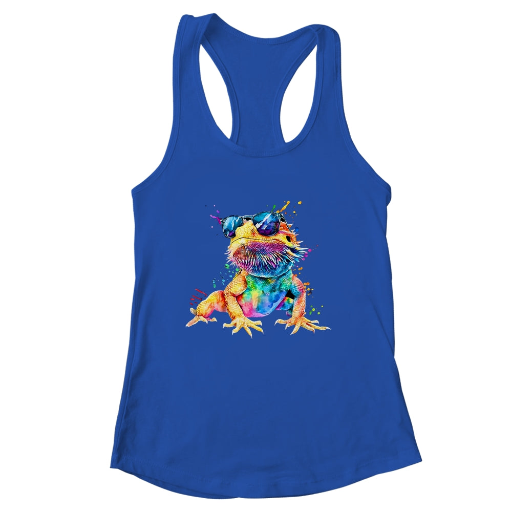 Bearded Dragon Men Women Boys Girls Colorful Watercolor Shirt & Tank Top | siriusteestore