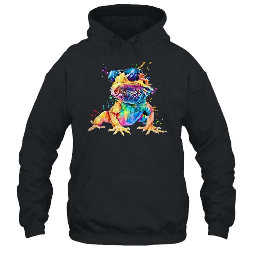 Bearded Dragon Men Women Boys Girls Colorful Watercolor Shirt & Tank Top | siriusteestore