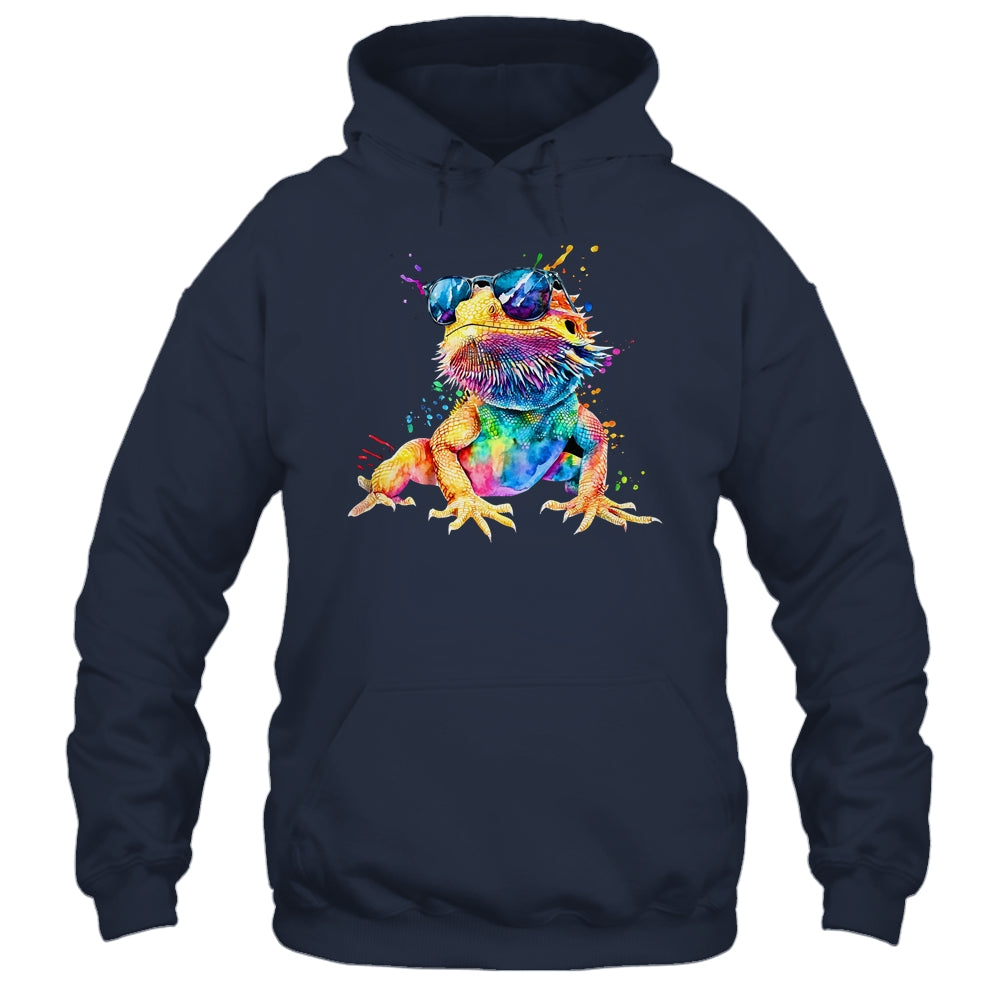 Bearded Dragon Men Women Boys Girls Colorful Watercolor Shirt & Tank Top | siriusteestore