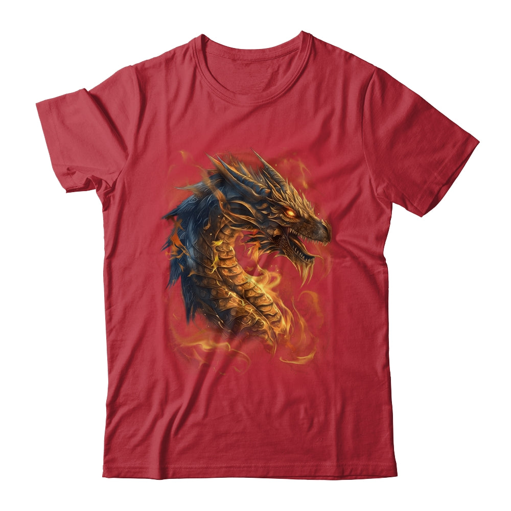Beautiful Vintage Dragon Lover Fantasy Art Cool Illustration Shirt & Hoodie | siriusteestore