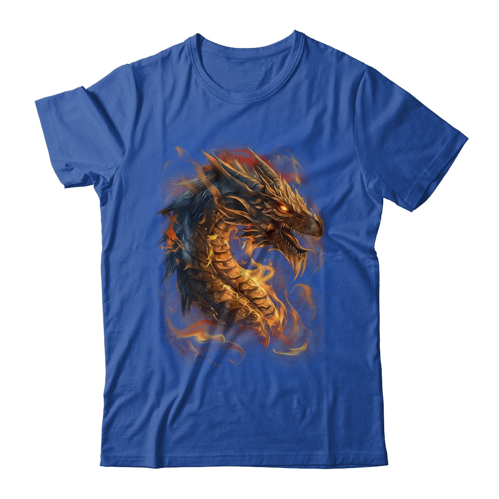 Beautiful Vintage Dragon Lover Fantasy Art Cool Illustration Shirt & Hoodie | siriusteestore