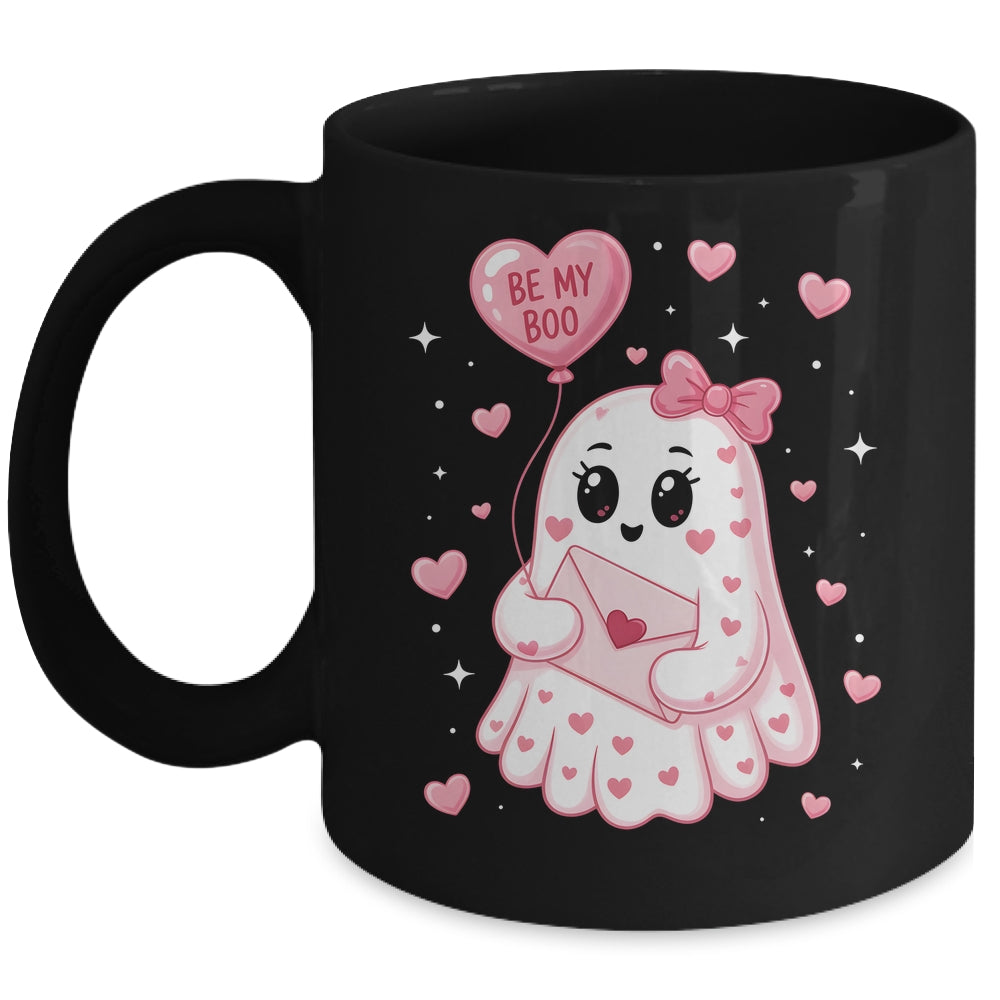 Bee My Boo Heart Boo Ghost Valentine Women Girl Kid Mug | siriusteestore