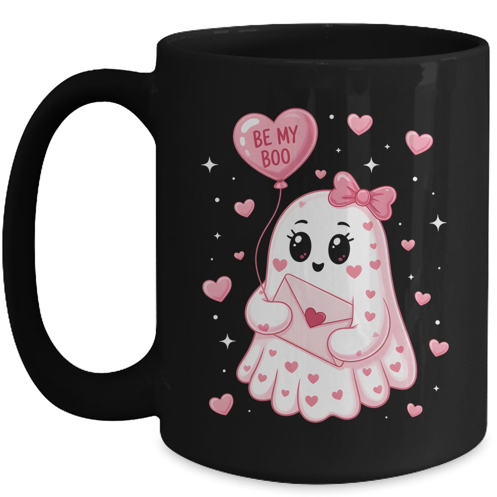 Bee My Boo Heart Boo Ghost Valentine Women Girl Kid Mug | siriusteestore