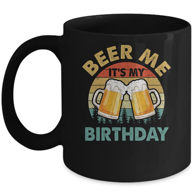 Beer Me It's My Birthday Party Family Matching Group Vintage Mug | siriusteestore
