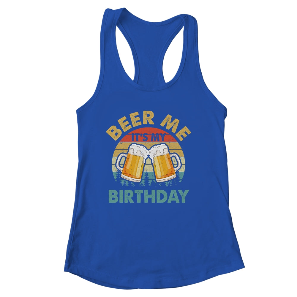 Beer Me It's My Birthday Party Family Matching Group Vintage Shirt & Tank Top | siriusteestore