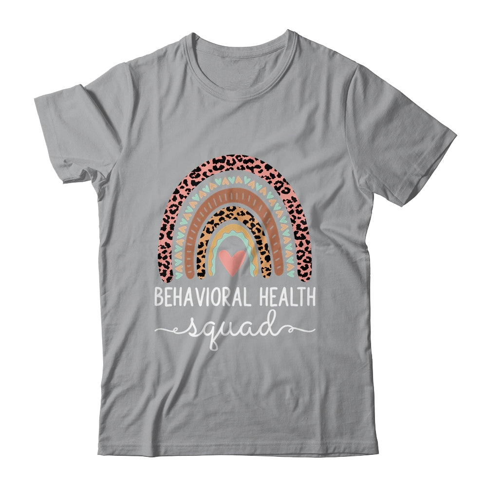 Behavioral Health Squad Cute Nurse Leopard Rainbow Shirt & Tank Top | siriusteestore