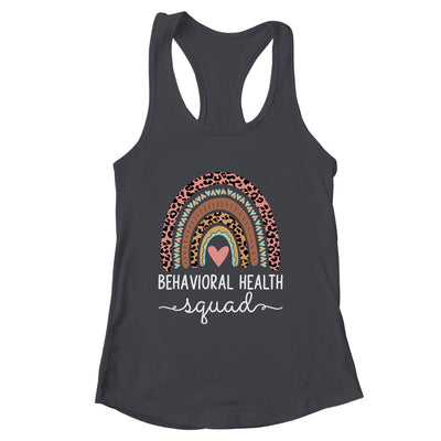 Behavioral Health Squad Cute Nurse Leopard Rainbow Shirt & Tank Top | siriusteestore