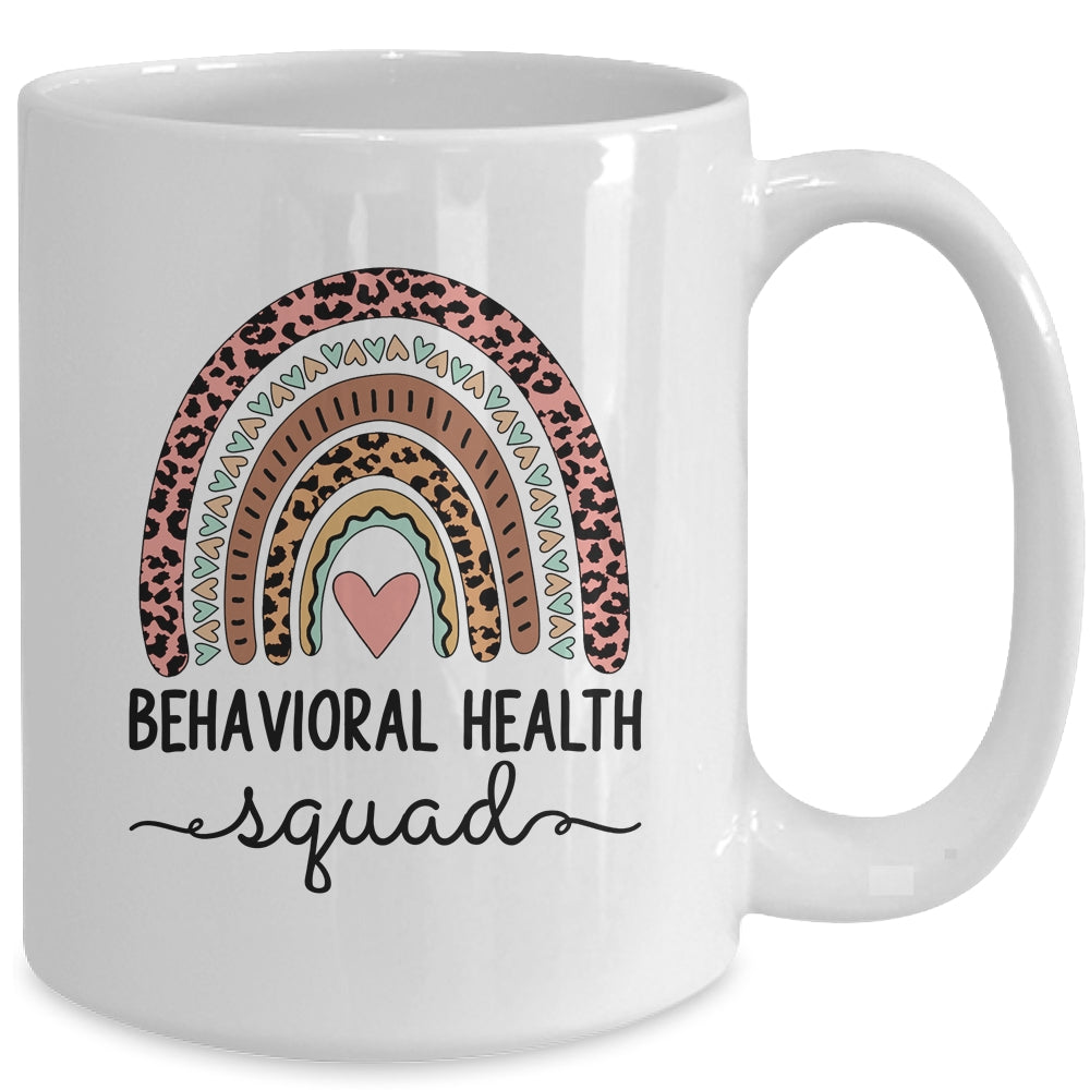 Behavioral Health Squad Cute Nurse Rainbow Mug | siriusteestore