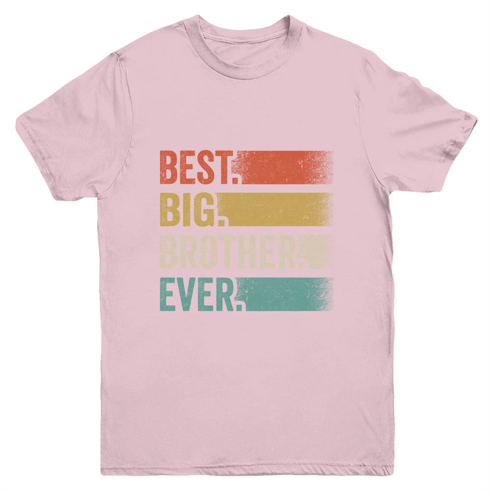 Best Big Brother Cool Retro Big Bro Youth Shirt | siriusteestore
