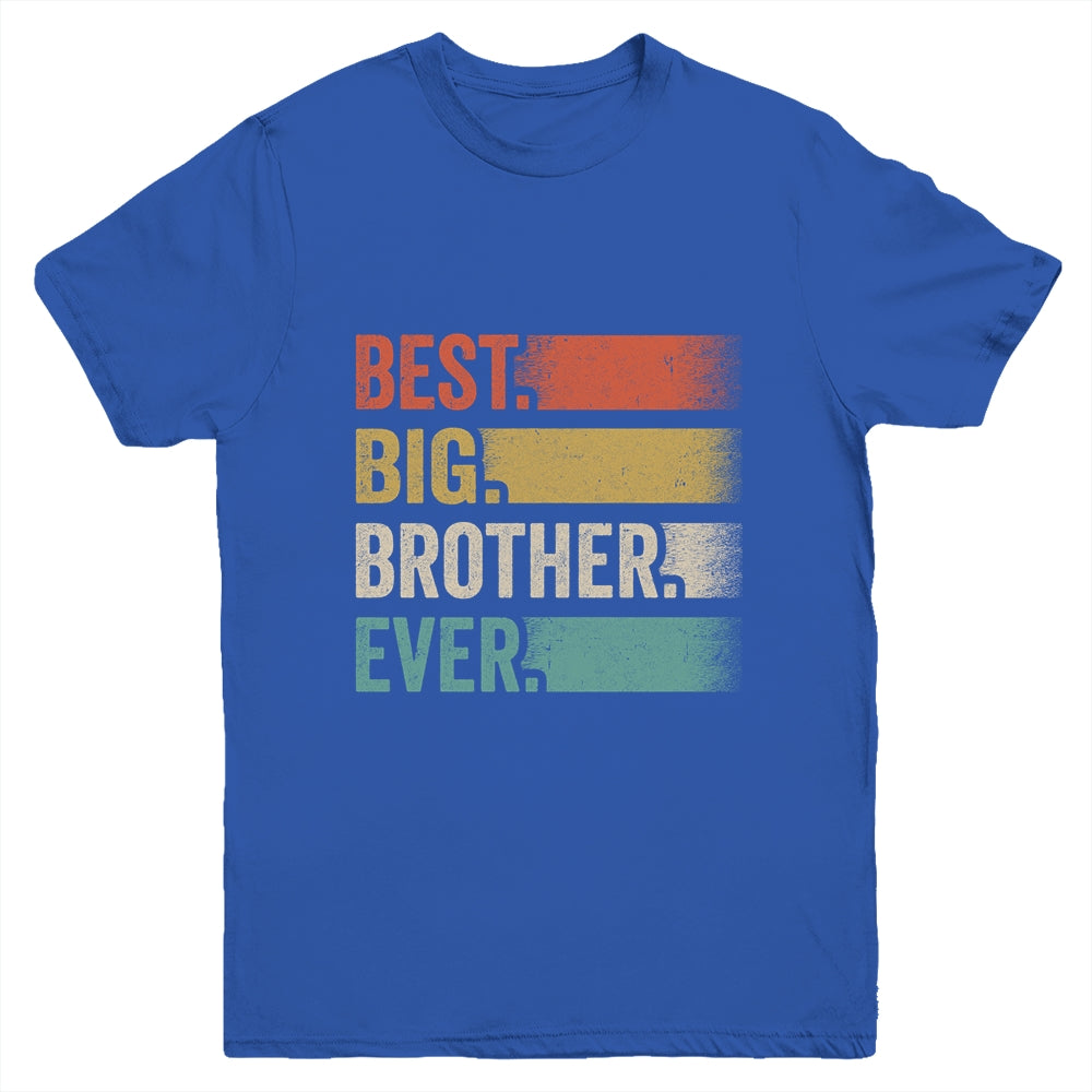 Best Big Brother Cool Retro Big Bro Youth Shirt | siriusteestore