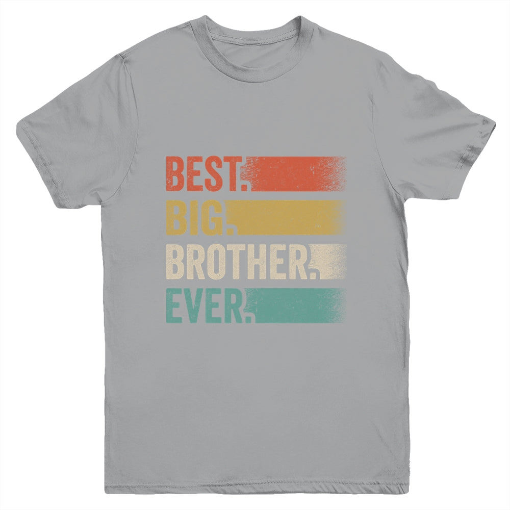 Best Big Brother Cool Retro Big Bro Youth Shirt | siriusteestore