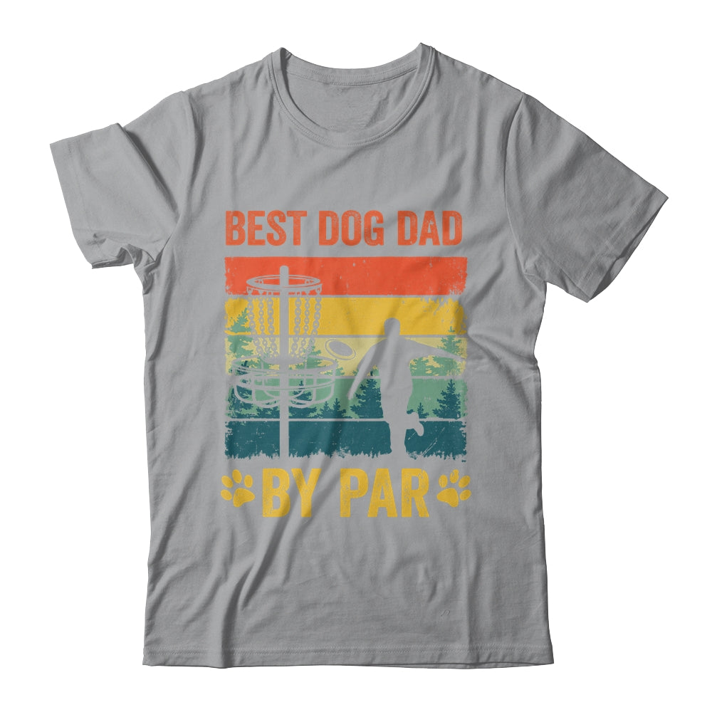 Best Dog Dad By Par Funny Vintage Frisbee Golf Disc Sport Shirt & Hoodie | siriusteestore