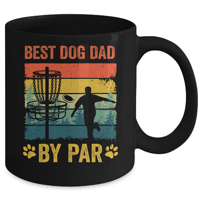 Best Dog Dad By Par Funny Vintage Frisbee Golf Disc Sport Mug | siriusteestore