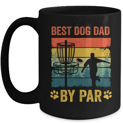 Best Dog Dad By Par Funny Vintage Frisbee Golf Disc Sport Mug | siriusteestore
