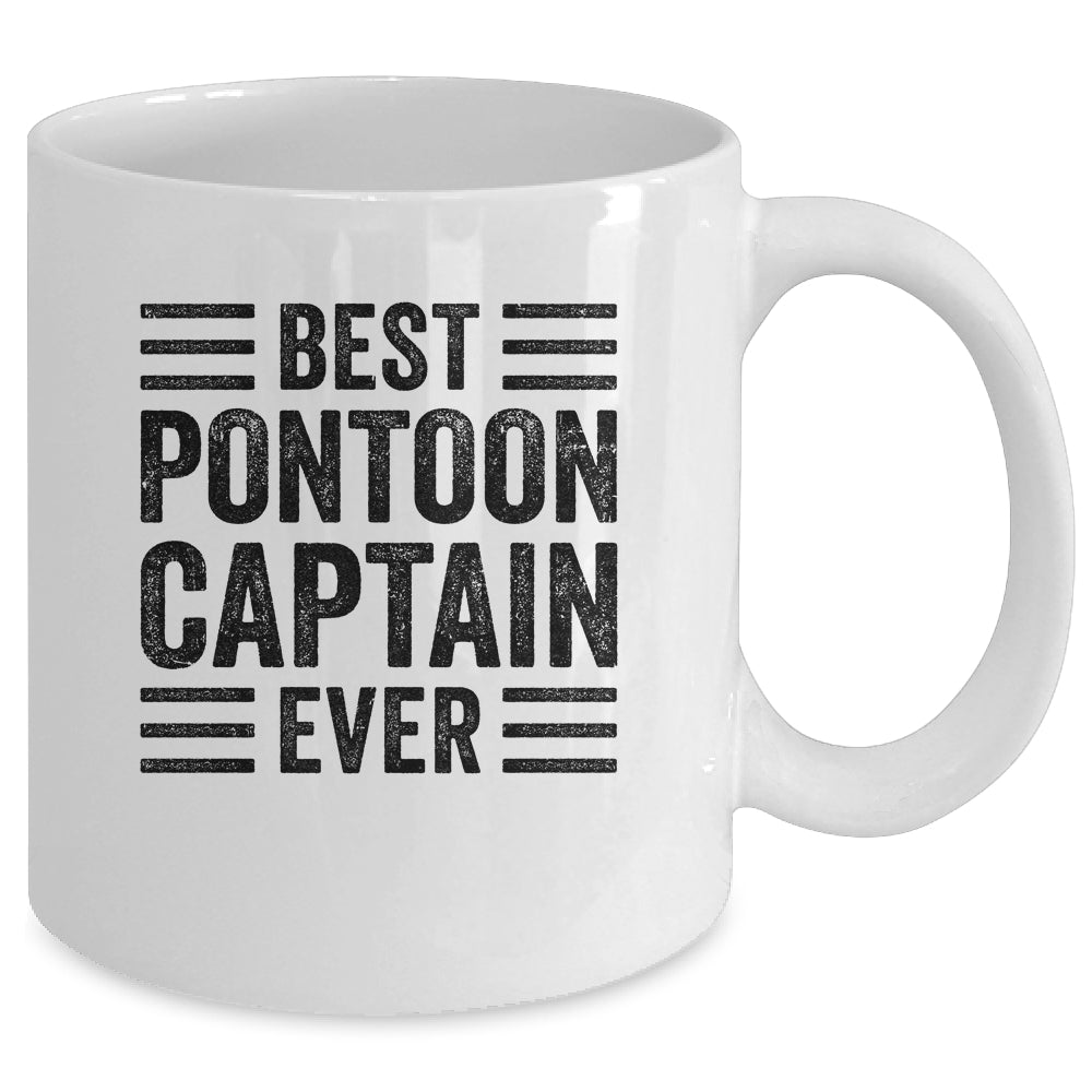 Best Pontoon Captain Ever For Men Women Pontoon Boat Party Mug | siriusteestore