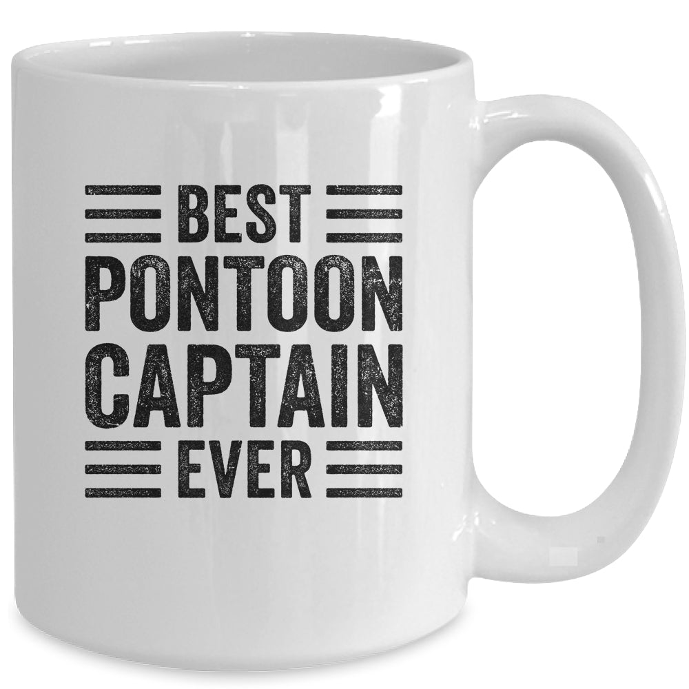 Best Pontoon Captain Ever For Men Women Pontoon Boat Party Mug | siriusteestore