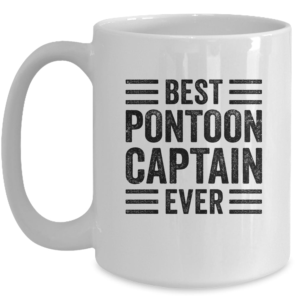 Best Pontoon Captain Ever For Men Women Pontoon Boat Party Mug | siriusteestore