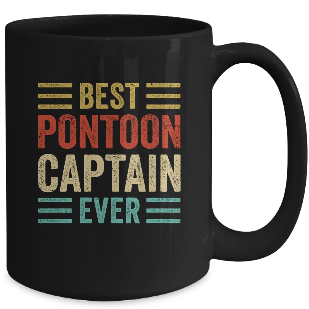 Best Pontoon Captain Ever Funny Pontoon Boat Boating Party Mug | siriusteestore