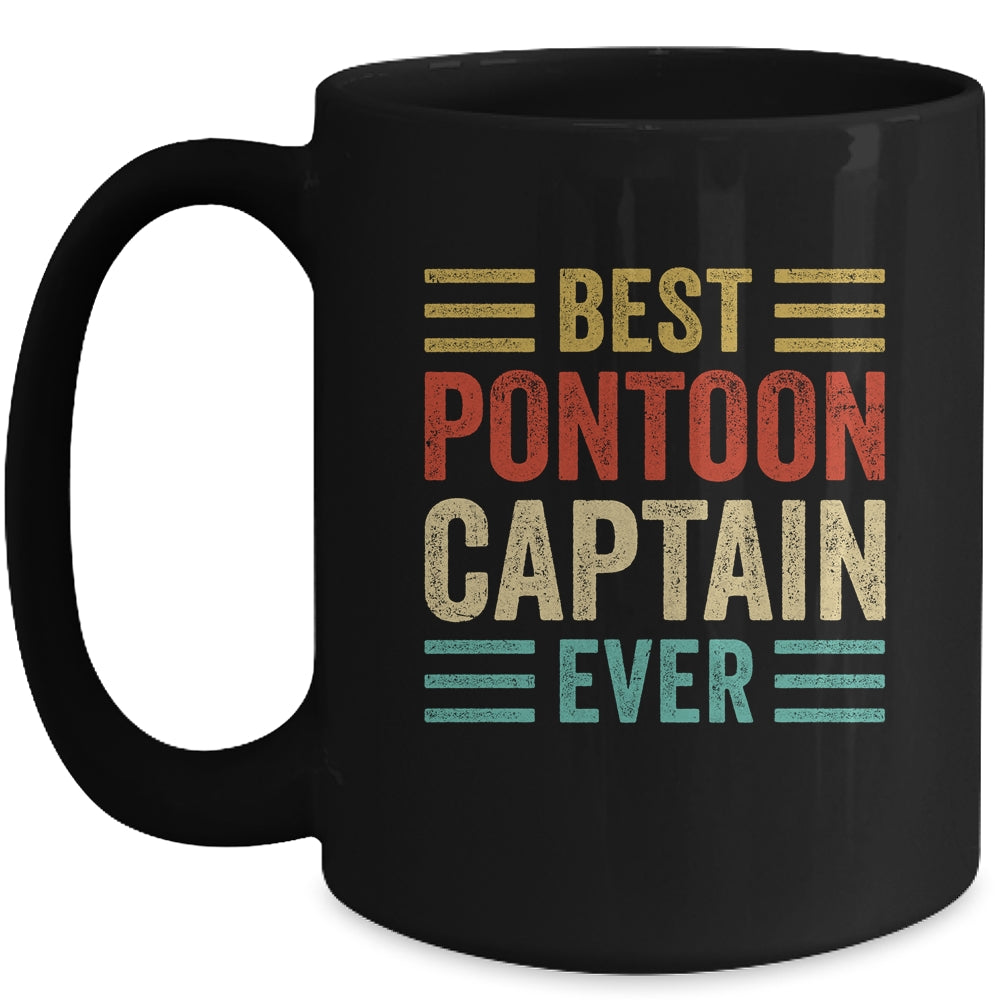 Best Pontoon Captain Ever Funny Pontoon Boat Boating Party Mug | siriusteestore