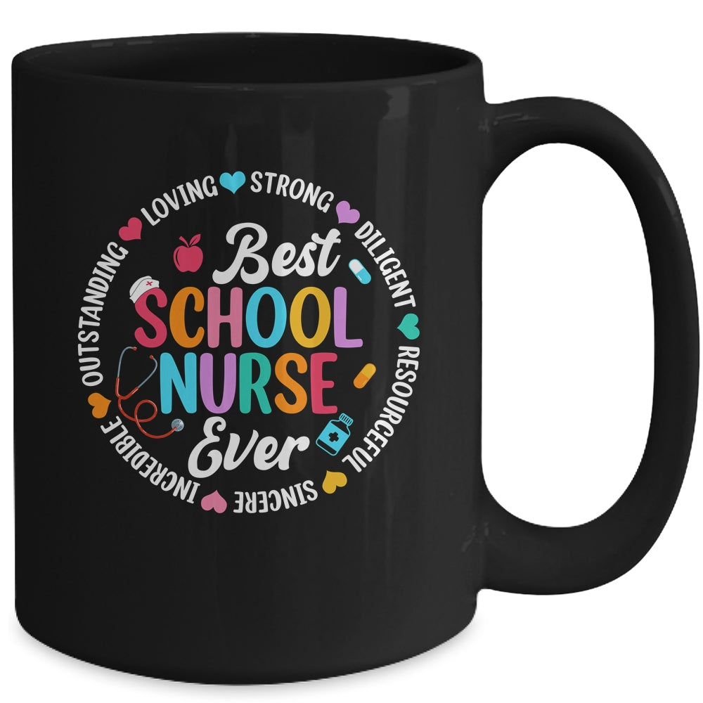 Best School Nurse Ever Appreciation Nursing Job School Mug | siriusteestore