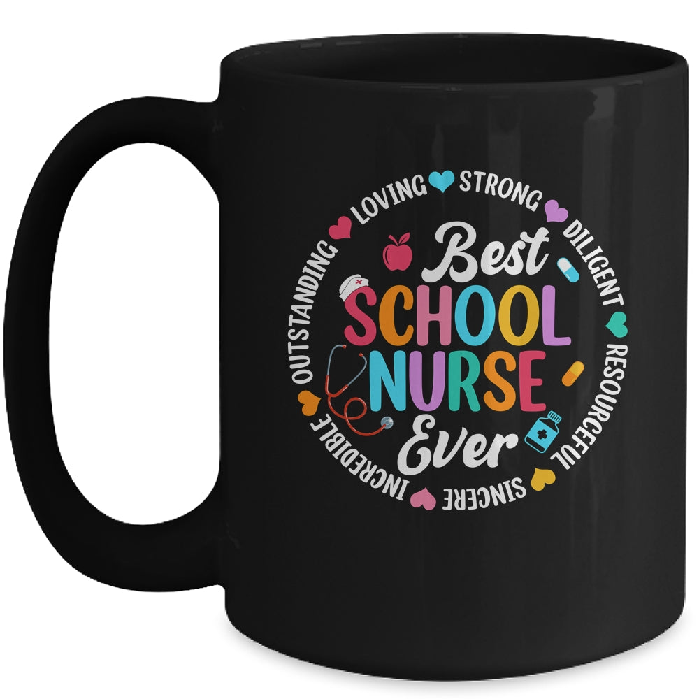Best School Nurse Ever Appreciation Nursing Job School Mug | siriusteestore
