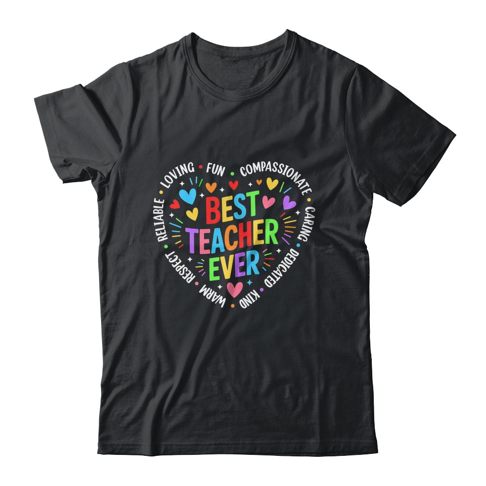 Best Teacher Ever Teacher Motivational Appreciation Week Shirt & Hoodie | siriusteestore