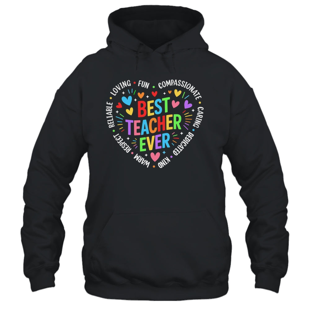 Best Teacher Ever Teacher Motivational Appreciation Week Shirt & Hoodie | siriusteestore