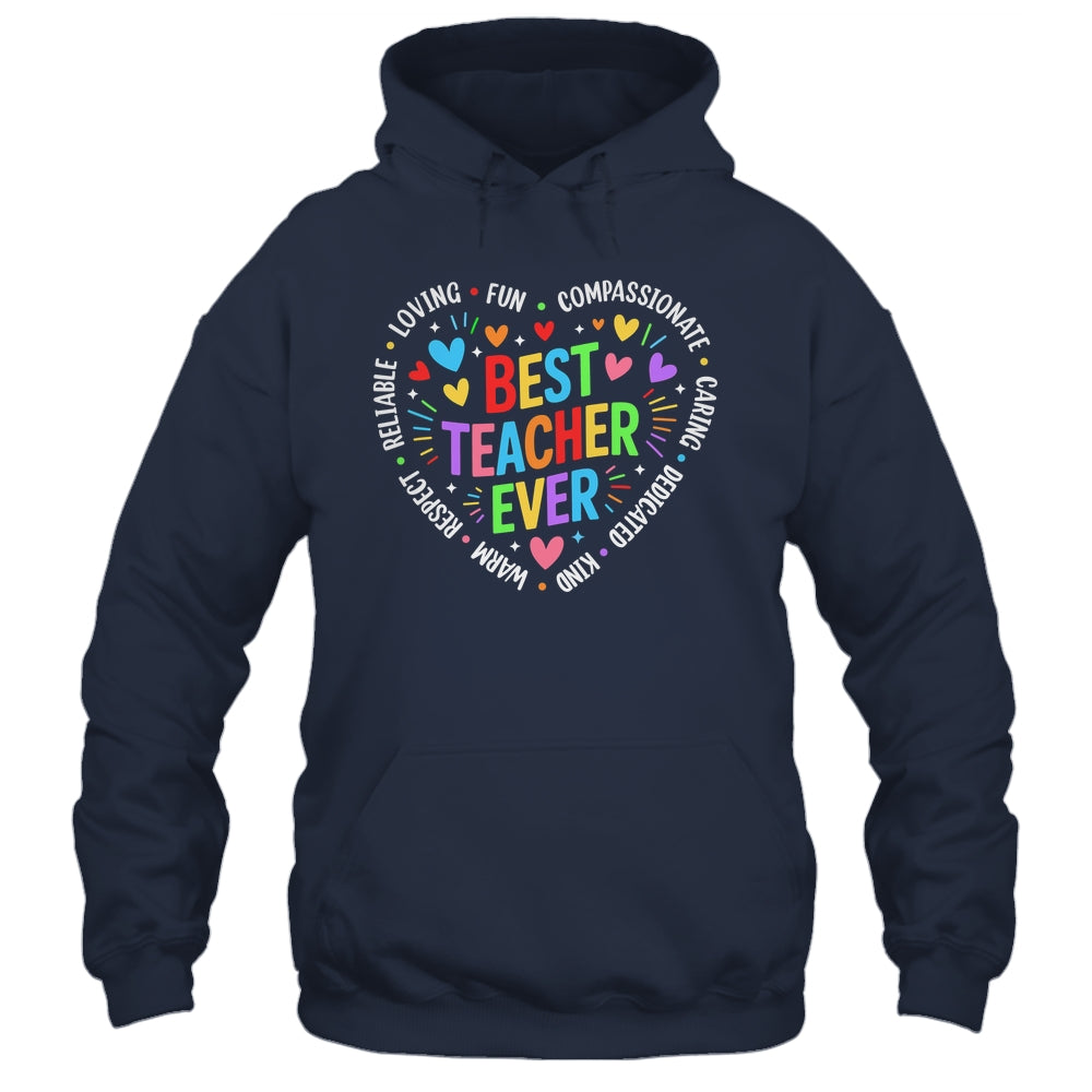 Best Teacher Ever Teacher Motivational Appreciation Week Shirt & Hoodie | siriusteestore